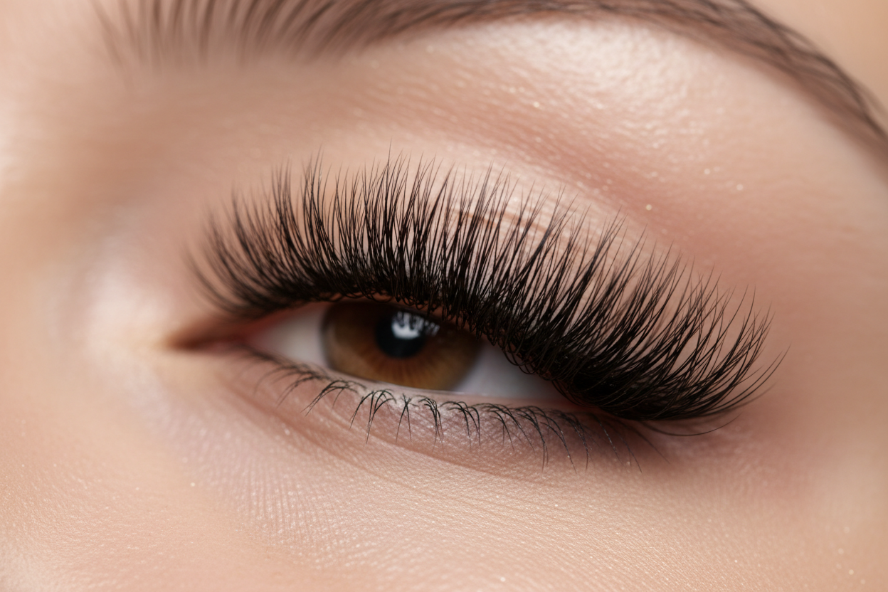 beautiful eyelashes to use behind test as main image people see first